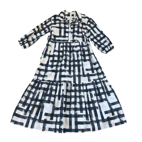 Anthropologie Maeve The Bettina Tiered Shirt Dress - Picture 2 of 12